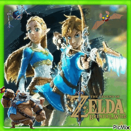 Zelda Breath of The Wild - Darmowy animowany GIF