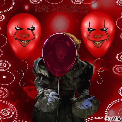 Pennywise with a Head - 免费动画 GIF