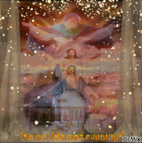 Have a Blessed Evening!-Abuepita - Free animated GIF