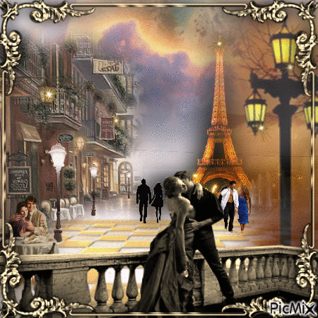 Paris - Бесплатный анимированный гифка