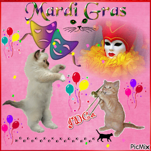 Mardi gras - Бесплатный анимированный гифка
