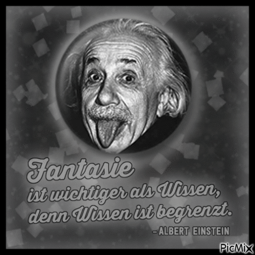 Albert Einstein - Zdarma animovaný GIF