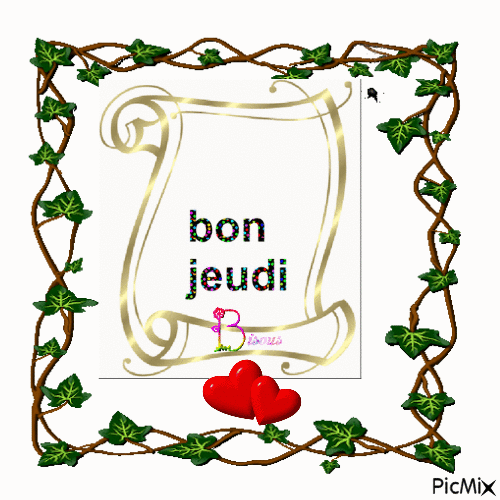 bon jeudi - Darmowy animowany GIF