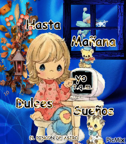 HASTA MAÑANA - Безплатен анимиран GIF