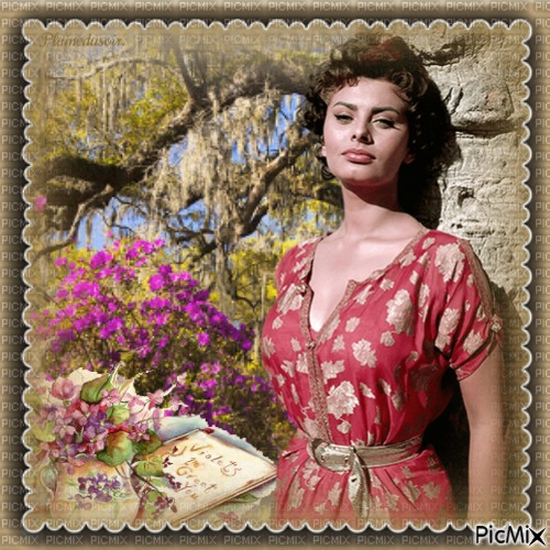 Actrice italienne vintage. - png gratuito