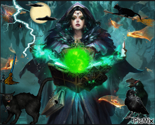 The Witches Spell - Free animated GIF