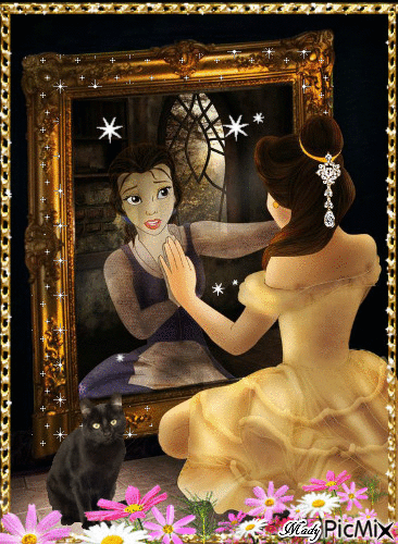 Reflection in a mirror - Бесплатный анимированный гифка