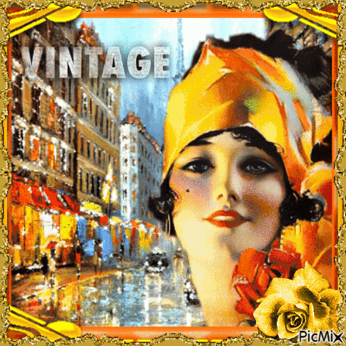 Vintage - Golden tones - Δωρεάν κινούμενο GIF
