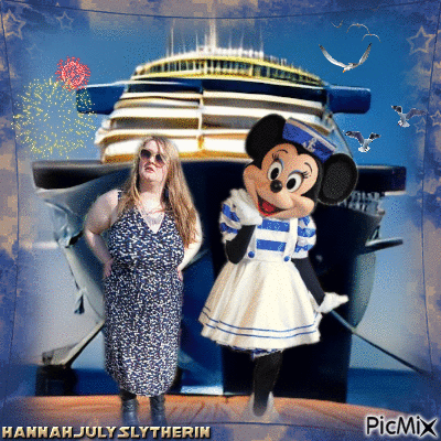 {#}Cruise with Minnie Mouse{#} - GIF animé gratuit