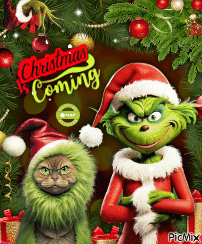 Christmas is Coming .... - Animovaný GIF zadarmo