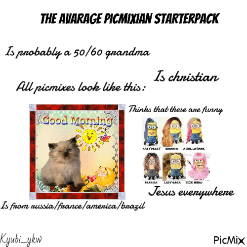 The avarage picmixian starterpack - GIF animado gratis
