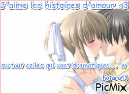 jaime les histoires d'amour - Darmowy animowany GIF