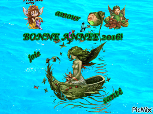 BONNE ANNEE - Бесплатный анимированный гифка