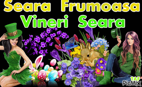 Seara  Frumoasa-Vineri  Seara - Ücretsiz animasyonlu GIF