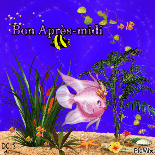 Bon apres-midi - Bezmaksas animēts GIF