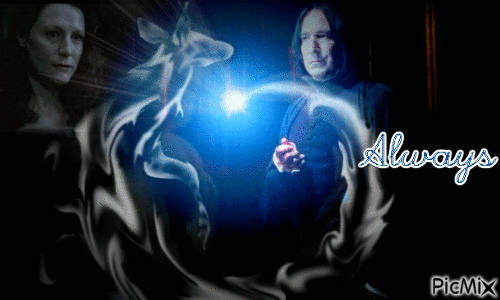 Severus Snape & Lílian Evans Potter - GIF animasi gratis