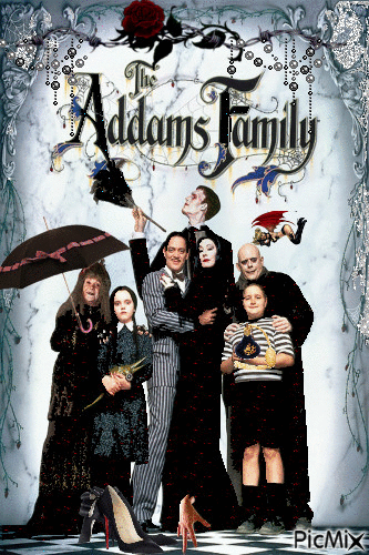 Addams Family Fashion - Бесплатни анимирани ГИФ