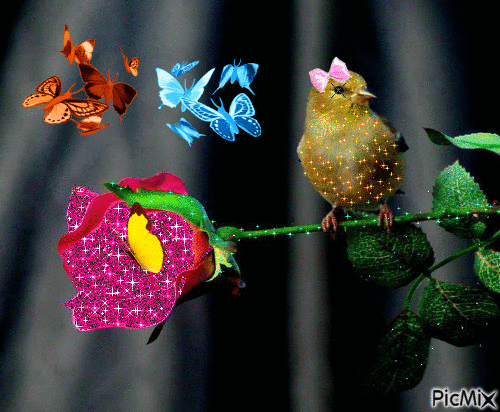 Papillon - GIF animado grátis