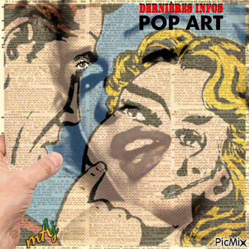 Concours "Pop Art sur le journal" - 免费动画 GIF