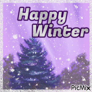 Happy Winter - GIF animasi gratis
