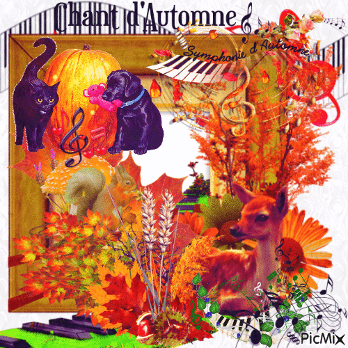 Concerto d'automne - Бесплатный анимированный гифка