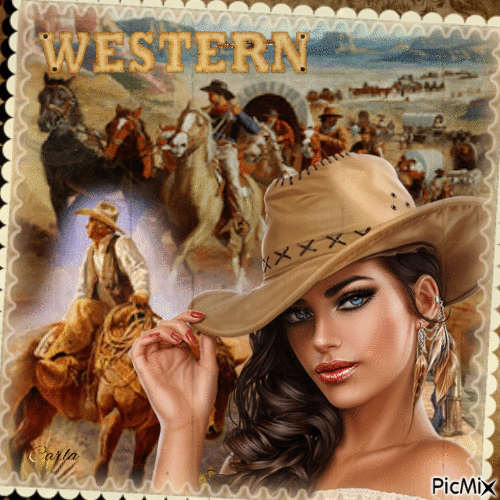 Western - Zdarma animovaný GIF