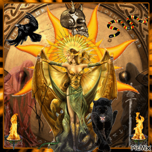 Goddess of the Temple - Бесплатни анимирани ГИФ