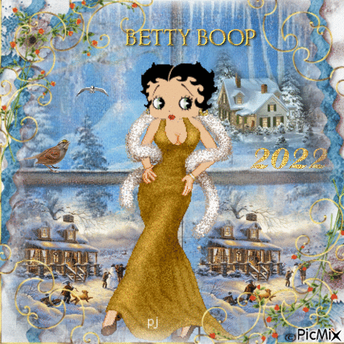 Betty Boop 2022 Contest - Gratis animeret GIF