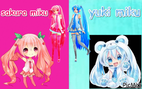 sakura/yuki - Animovaný GIF zadarmo