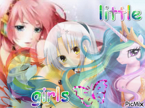 little girls ♥ - Zdarma animovaný GIF