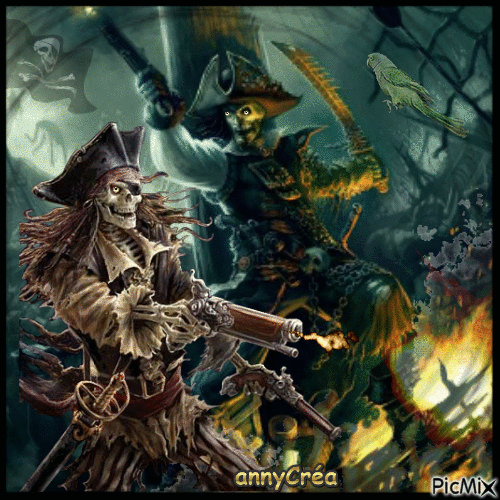 Pirates fantasy - GIF animate gratis