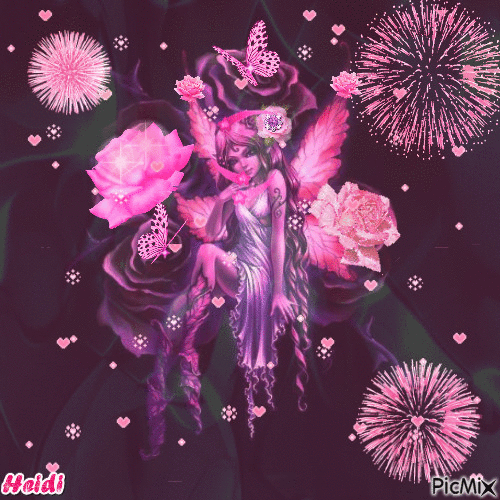 pink fairy - Gratis animerad GIF