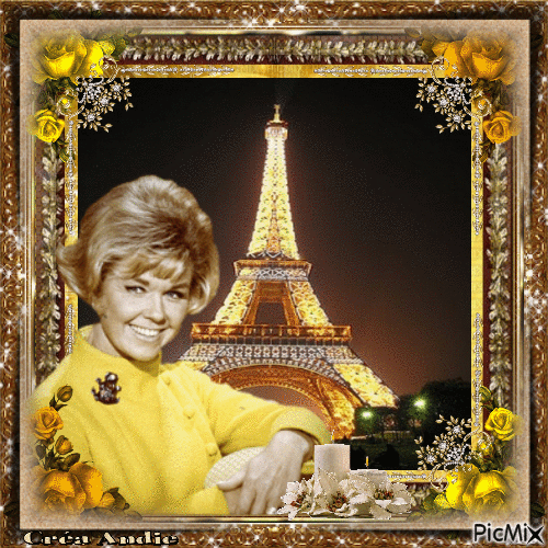 Doris Day, Actrice américaine - GIF animé gratuit