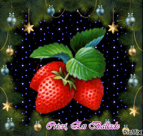 Les fraises - 無料のアニメーション GIF