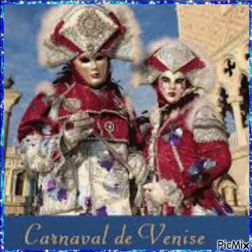 Carnaval de Venise - GIF animado gratis