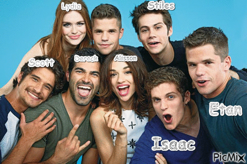 Teen wolf personnages - Darmowy animowany GIF