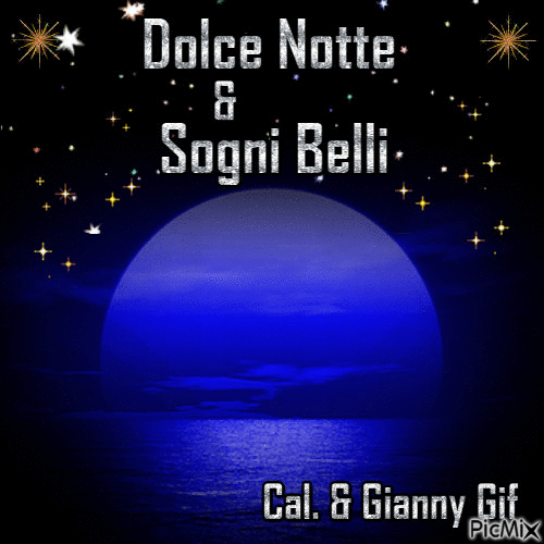 Dolce Notte - GIF animé gratuit