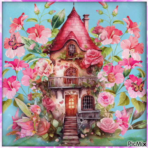 Little fairy house - Besplatni animirani GIF