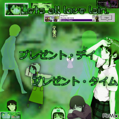 lets all love lain. - Free animated GIF