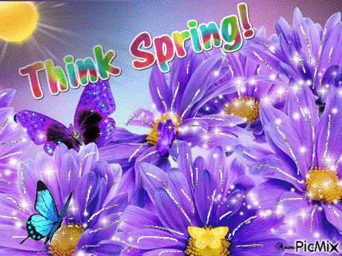Spring - GIF animado grátis