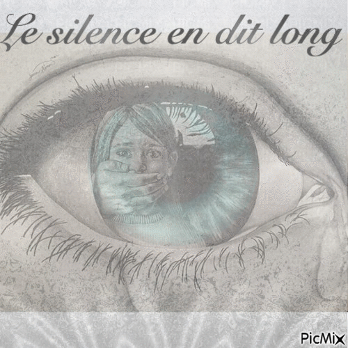 Le silence en dit long 1 - 免费动画 GIF