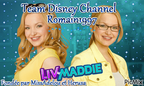 Romain1997 Team Disney Channel - Zdarma animovaný GIF