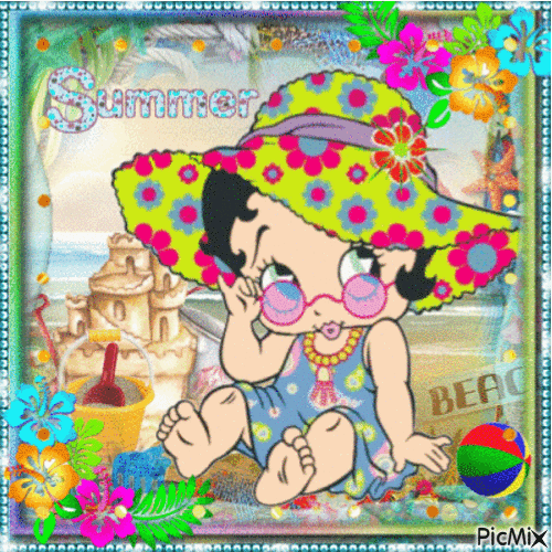 Betty Boop Baby - Free animated GIF