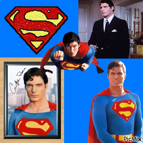 Christopher Reeve - Superman - Bezmaksas animēts GIF