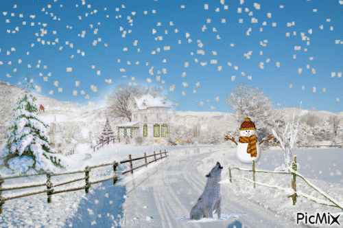 neige - Безплатен анимиран GIF