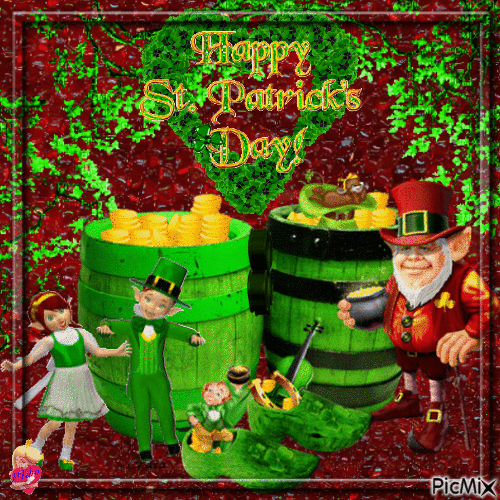 Happy St. Patrick's Day - GIF animé gratuit