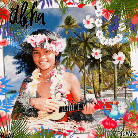 Aloha - Gratis animeret GIF