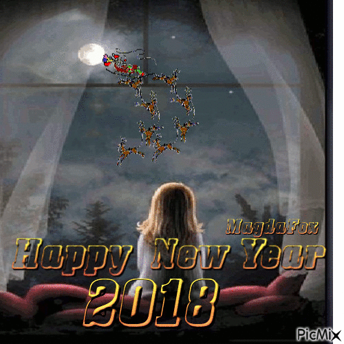 HAPPY NEW YEAR - Nemokamas animacinis gif