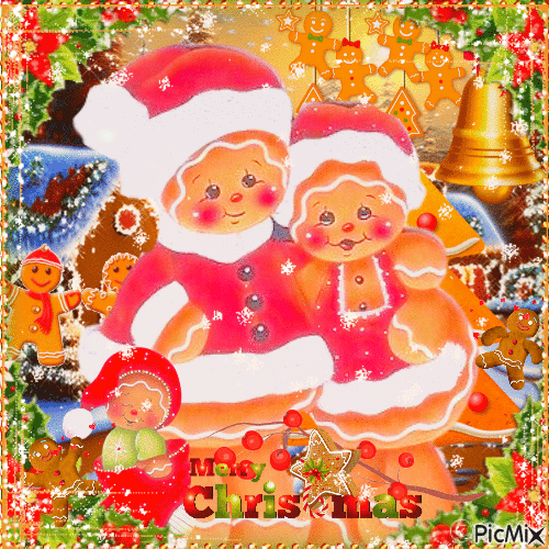 Gingerbread Santa Couple
