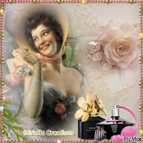 ❤ ℭ𝔯𝔢𝔞 𝔐𝔦𝔯𝔦𝔢𝔩𝔩𝔞 ❤188❤ Concours  parfum de  femme ! - GIF animate gratis